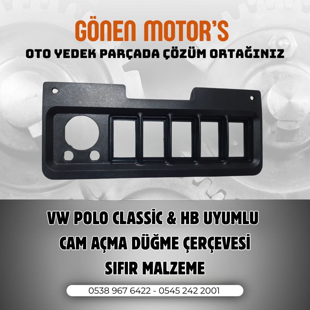 103 - Polo Classic Cam Açma Düğme Çerçevesi | 6K0 857 061 B