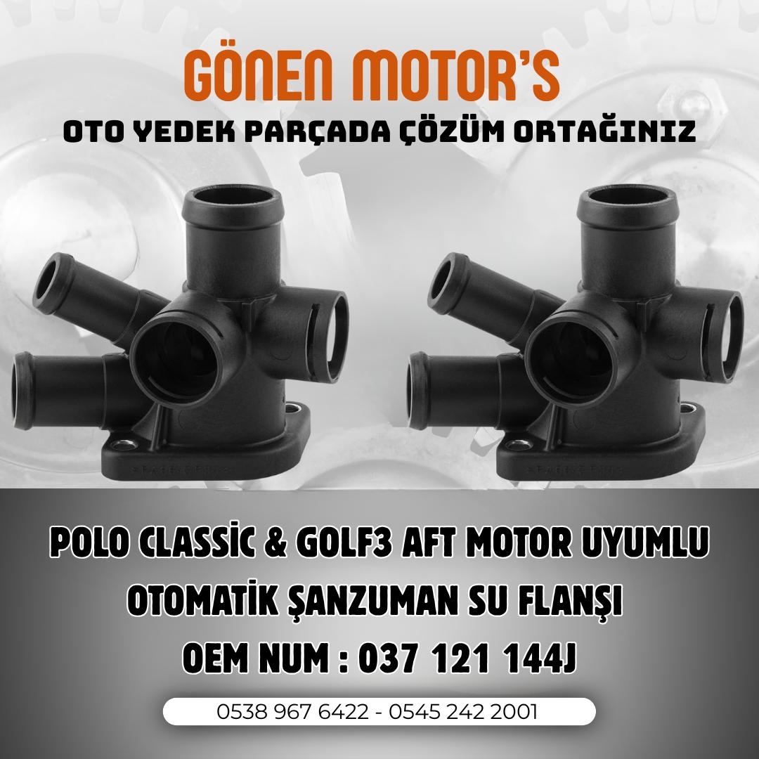 141 - 037121144J Su Flanşı | AFT Motor Otomatik Vites Polo Classic – Golf 3 Uyumlu