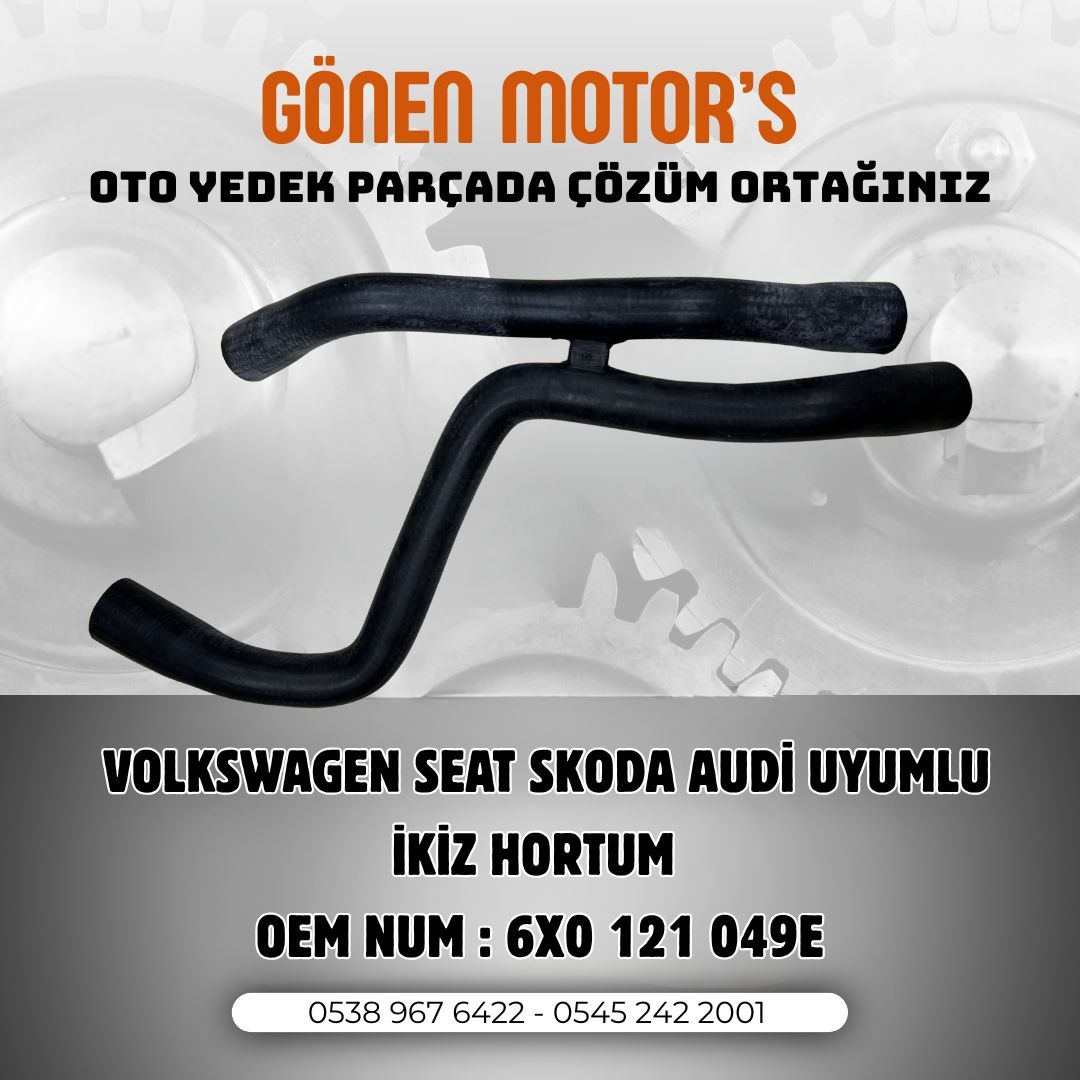 146 - 6X0121049 Soğutma Suyu Hortumu | Polo 6N2 İkiz Hortum