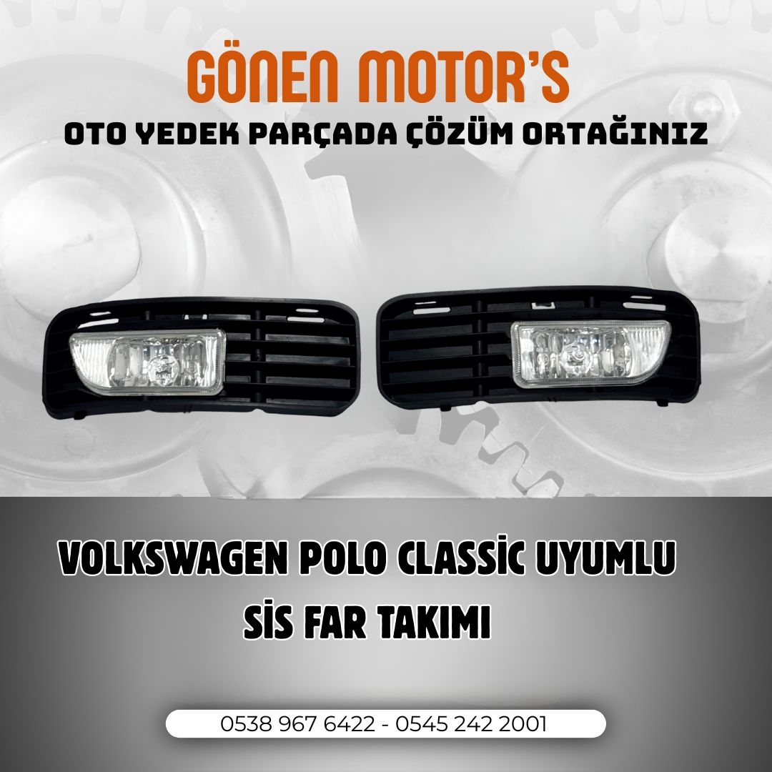 152 - Polo Classic Sis Far Seti | 6K5 941 701 A – 6K5 941 702 A (Sağ – Sol)