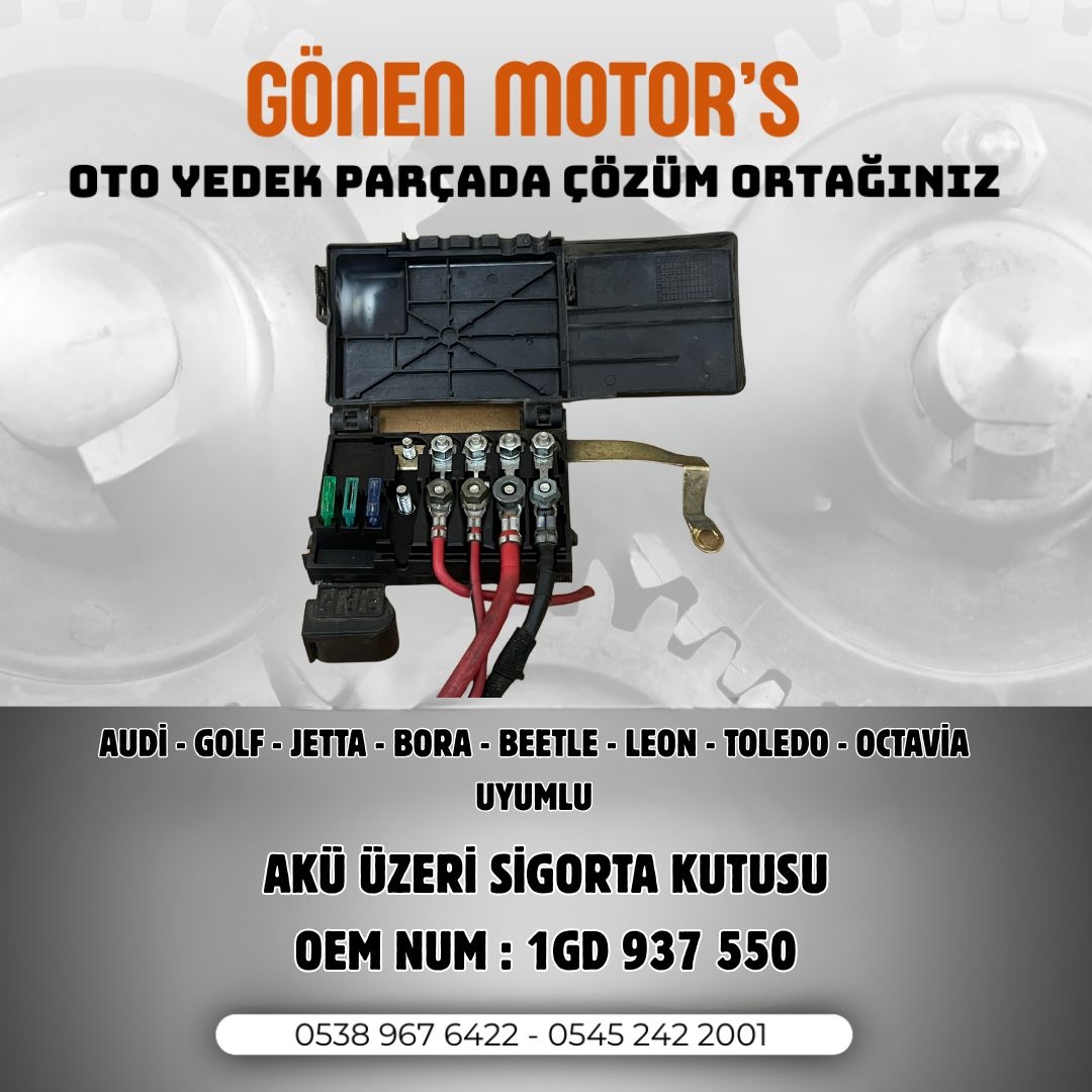 207 - 1GD 937 550 Akü Üzeri Sigorta Kutusu – OEM Uyumlu Güç Dağıtım Modülü