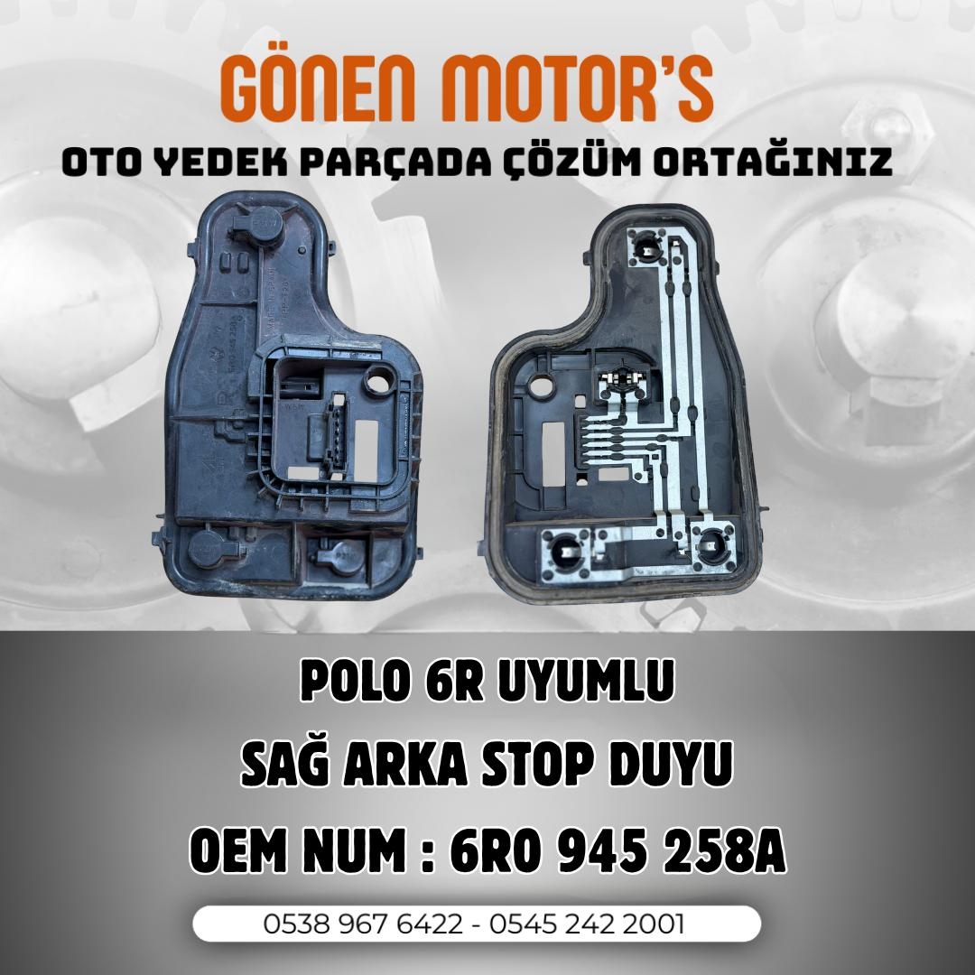 233 - 6R0 945 258A – Polo 6R Sağ Arka Stop Duyu