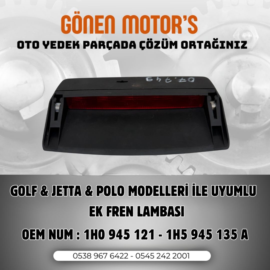 261 - 1H5 945 135 – 1H0 945 121 EK FREN LAMBASI