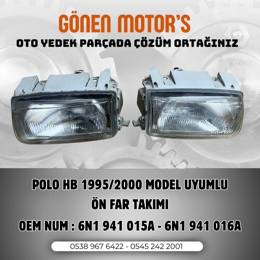 271 - 6N1 941 015A – 6N1 941 016A – Polo 6N 1995/1999 Uyumlu Sağ Sol Far Takımı